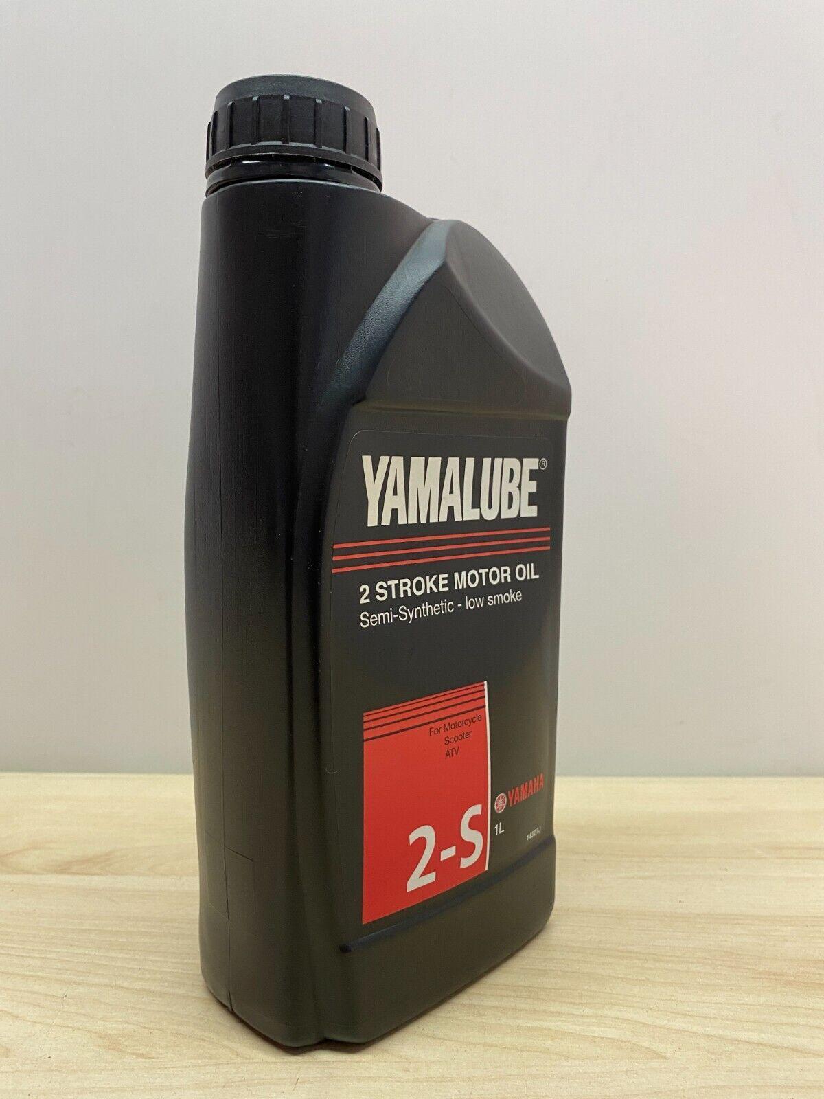  1l olio yamalube 2-s semi-synthetic 2t - foto 2