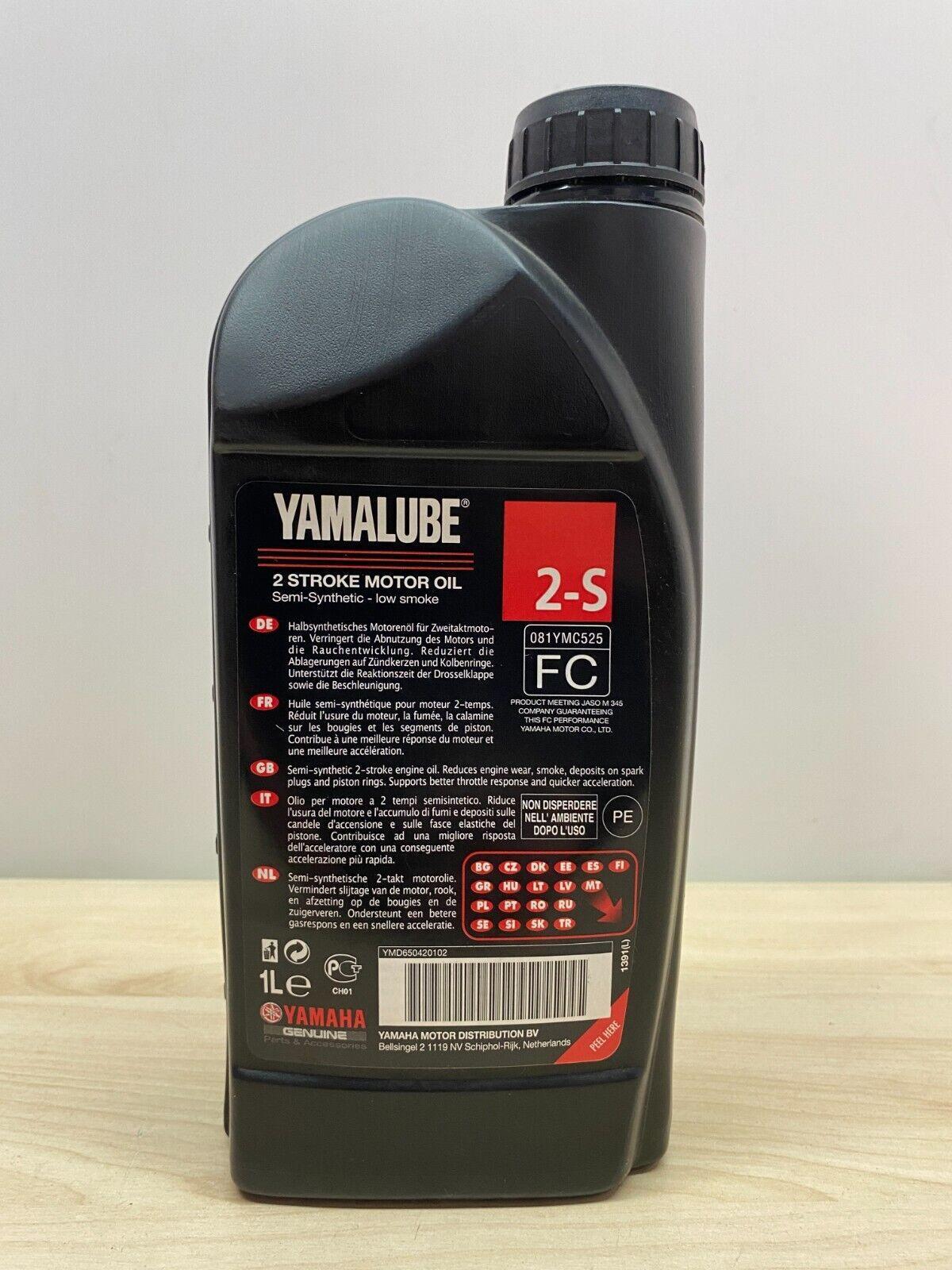  1l olio yamalube 2-s semi-synthetic 2t - foto 3