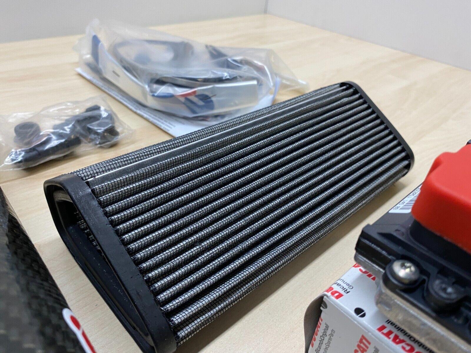 ducati kit silenziatori racing carbonio ducati performance du 1198s 96454209b - foto 5