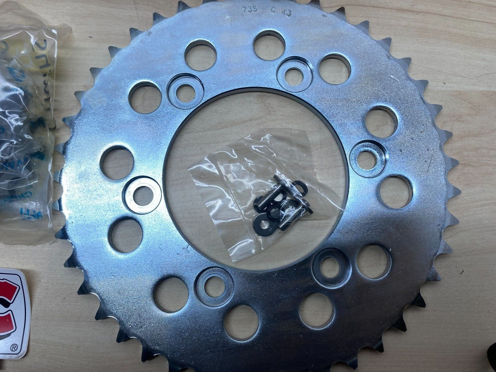 ducati kit catena corona e pignone dc 15/43/520 per ducati monster 600 cdck84900000 - foto 5