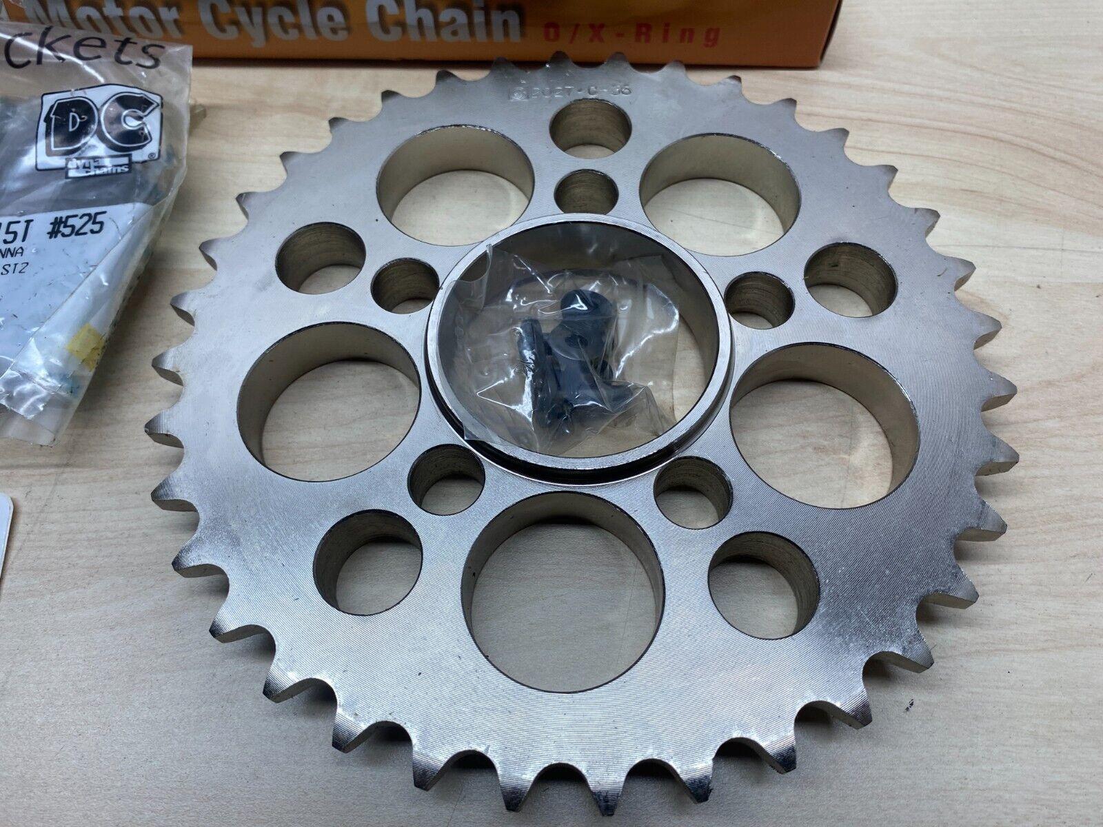 ducati kit catena corona e pignone dc 15/36/525 per ducati 916 cdck76000000 - foto 5