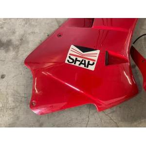 Carena vetroresina rossa dx sx e cupolino pista per  851 888