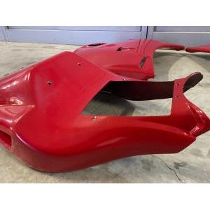 Carena racing rossa completa in vetroresina  748 916 996 pista