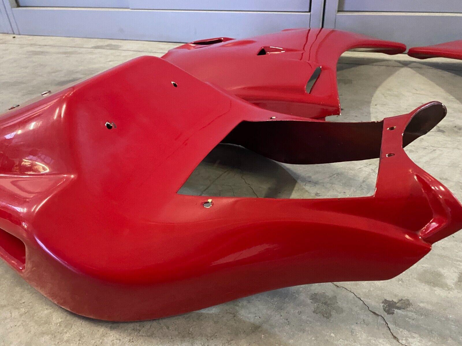 ducati carena racing rossa completa in vetroresina ducati 748 916 996 pista - foto 2