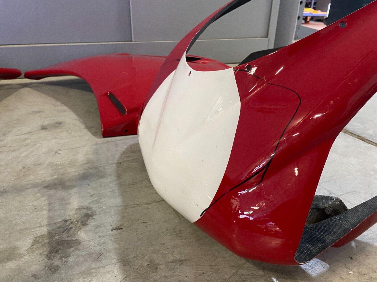 ducati carena racing rossa completa in vetroresina ducati 748 916 996 pista - foto 4