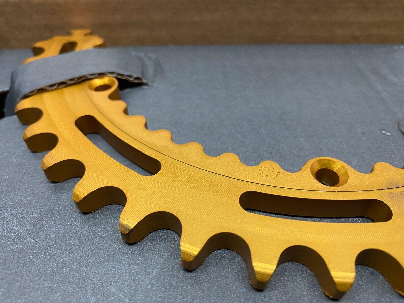 ducati corona scomponibile in ergal ducati performance 43 denti passo 520  96777108b - foto 4