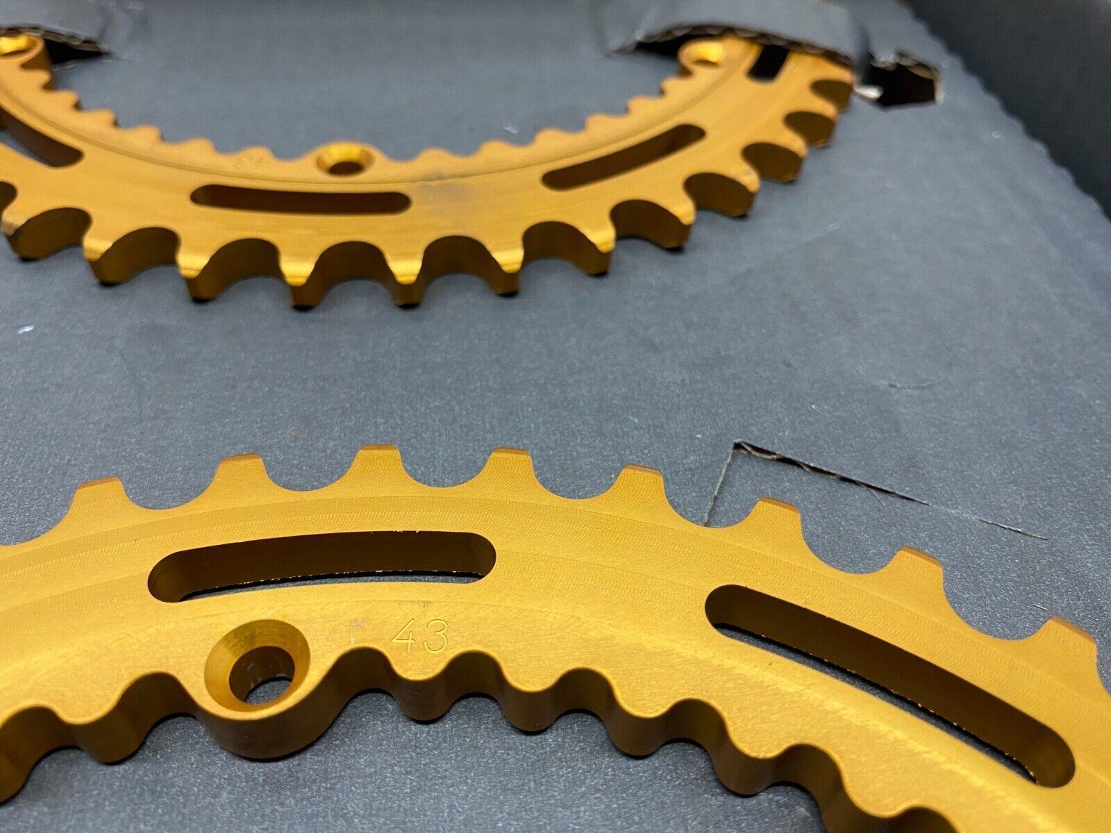 ducati corona scomponibile in ergal ducati performance 43 denti passo 520  96777108b - foto 5