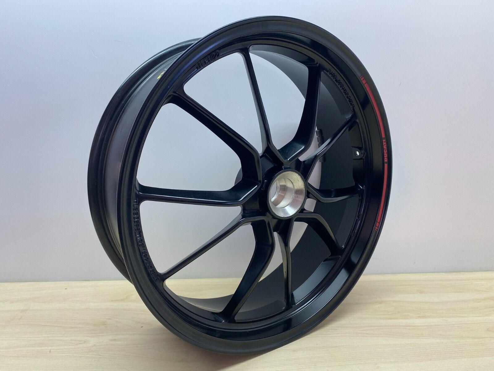 ducati cerchio posteriore 17 nero in alluminio originale ducati ã 44mm - foto 1