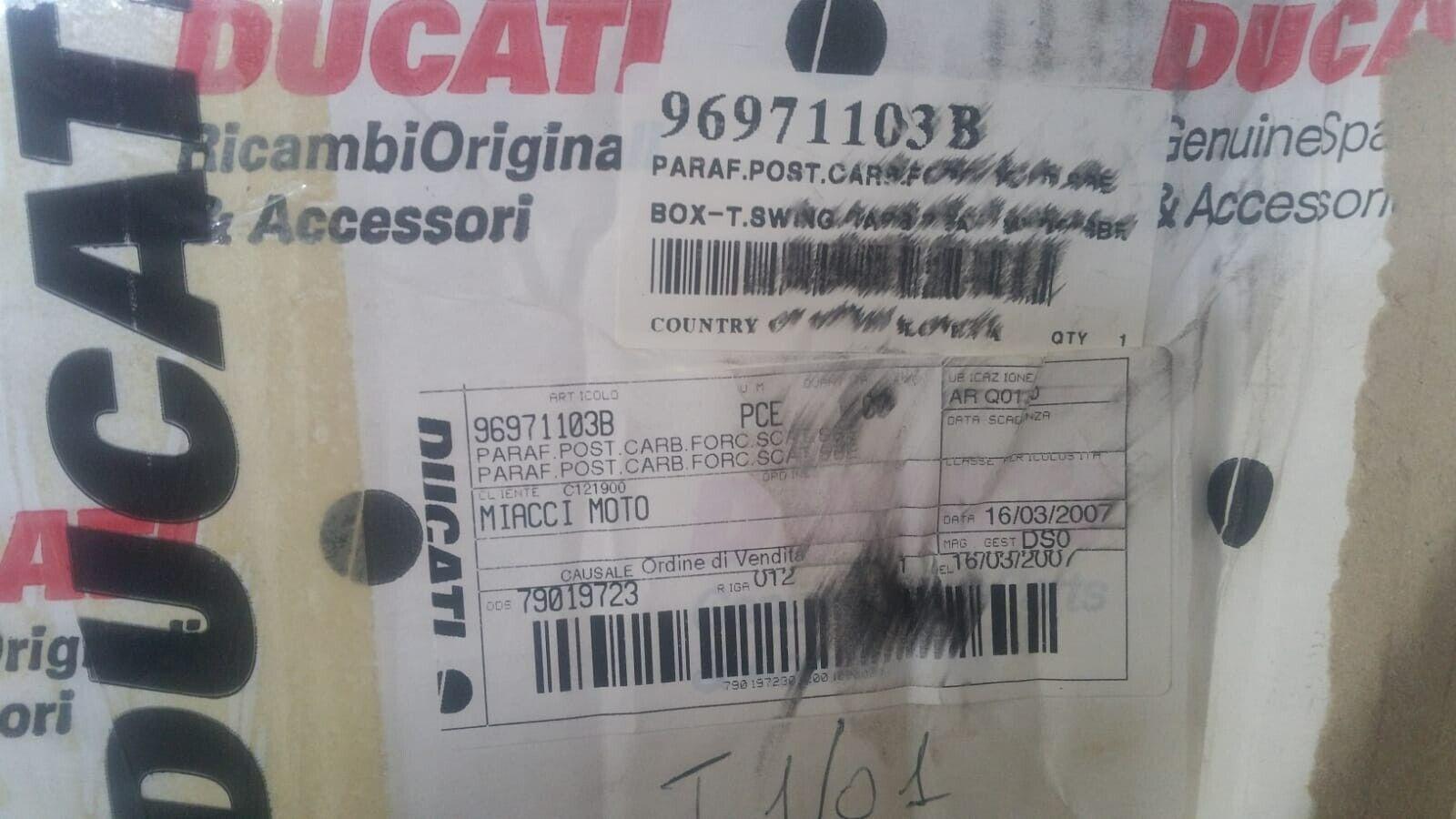 ducati parafango posteriore carbonio originale ducati performance 749 999   96971103b - foto 6