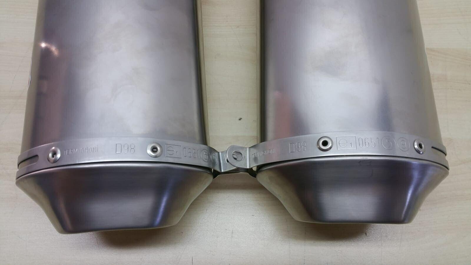 ducati scarico marmitte silenziatori omologati in titanio ducati performance 848 1098 - foto 5