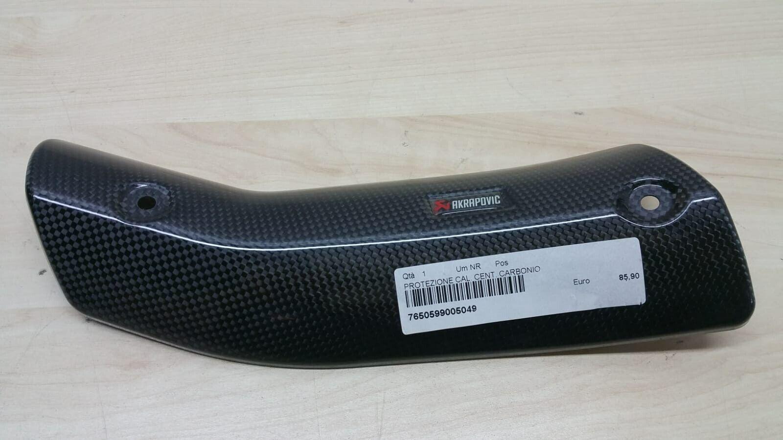 ktm protezione centrale colettore in carbonio akrapovic per ktm 690 2008 2016 - foto 1