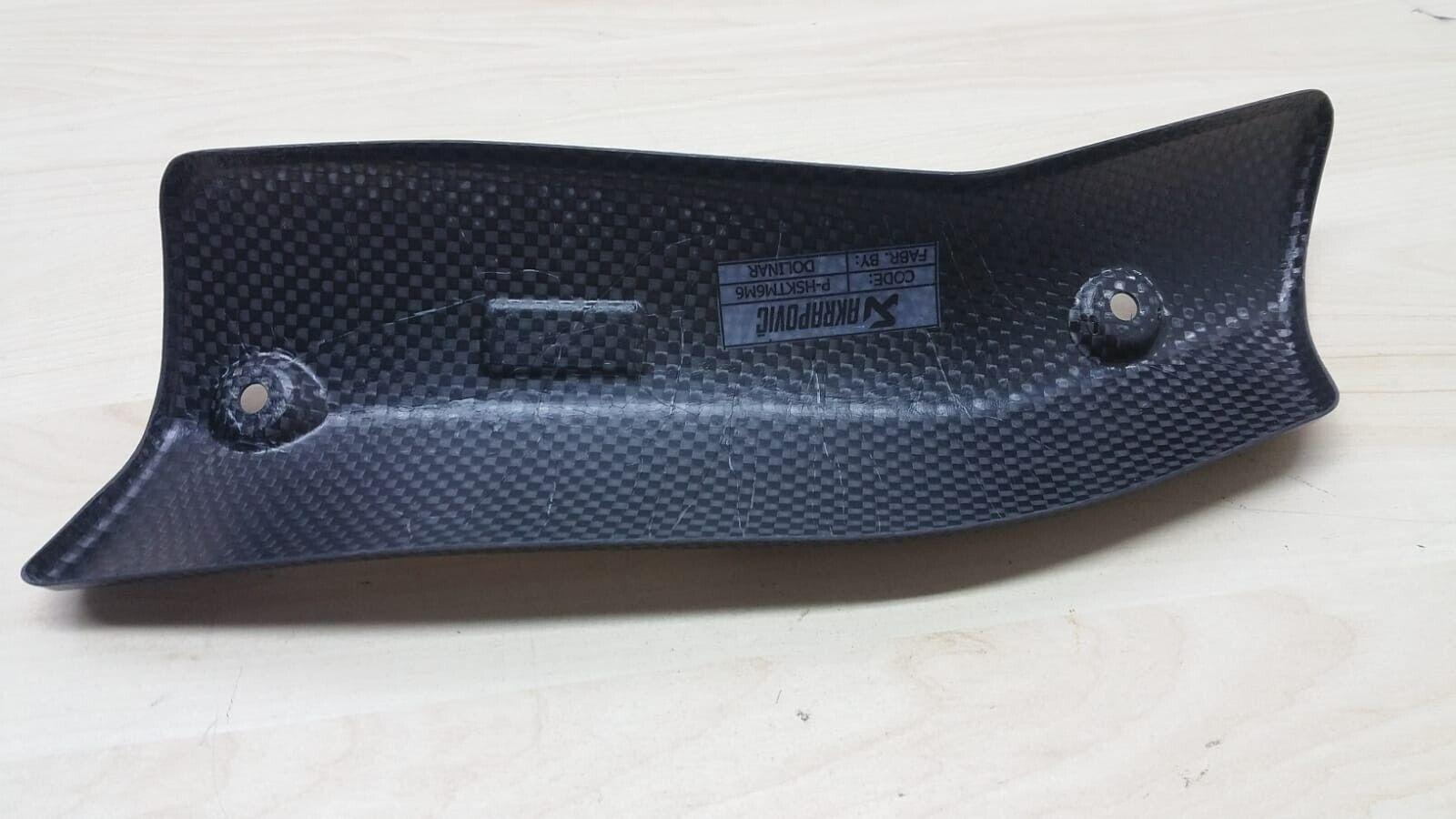 ktm protezione centrale colettore in carbonio akrapovic per ktm 690 2008 2016 - foto 4