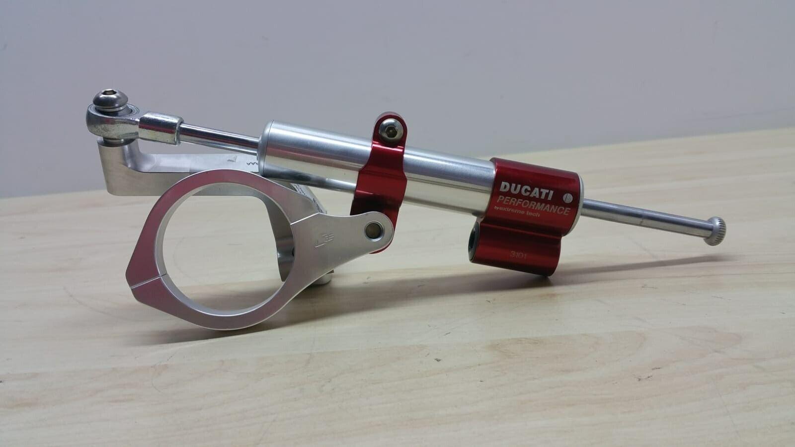 ducati kit ammortizatore sterzo trasversale rosso per ducati monster 966025aaa - foto 2