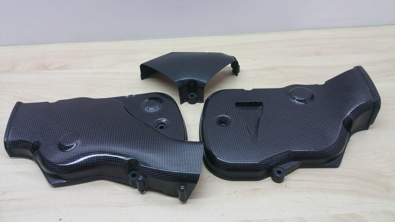 ducati copricinghie verticale orizzontale carbonio originale ducati 999 r 749 r - foto 3
