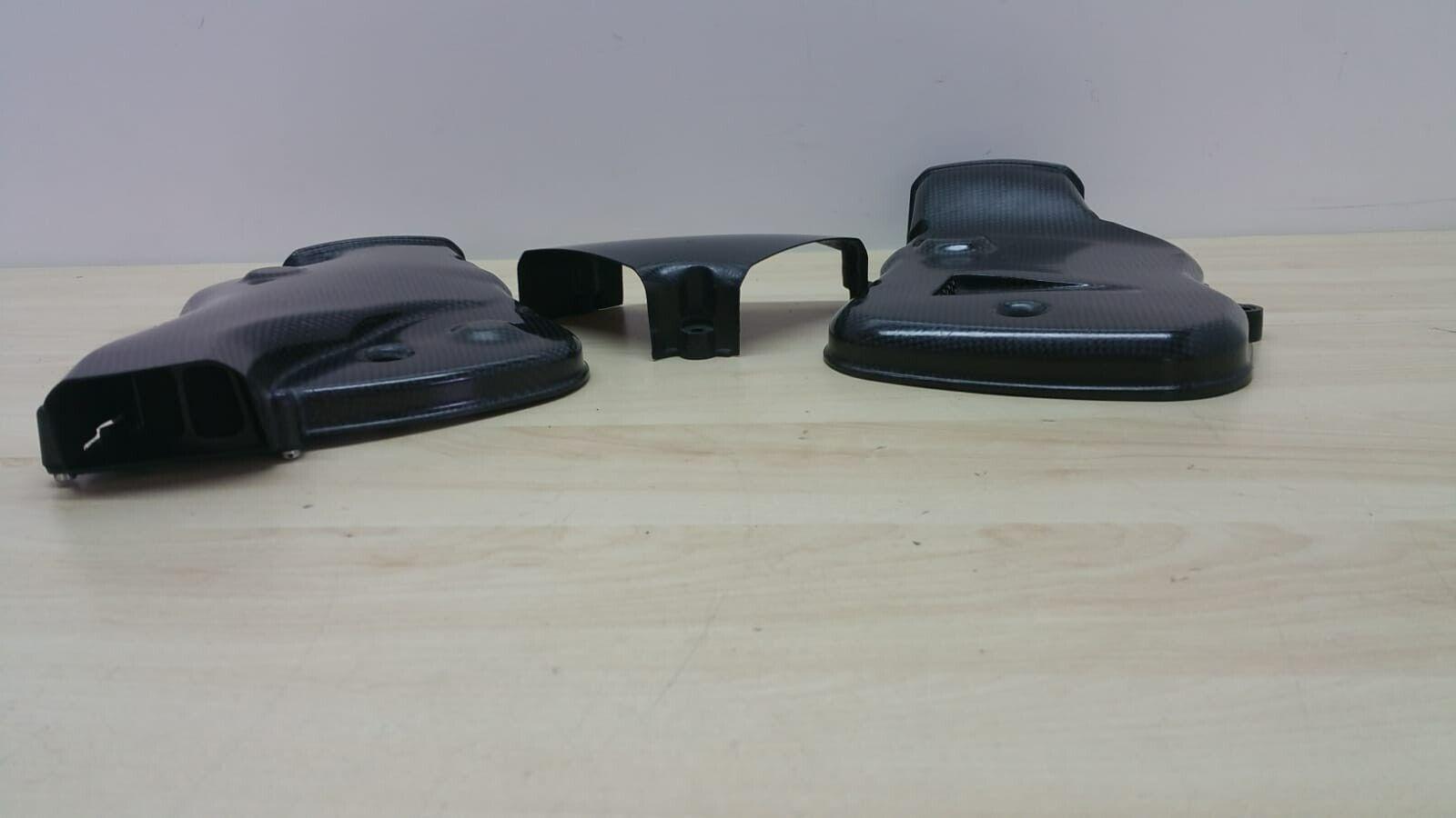 ducati copricinghie verticale orizzontale carbonio originale ducati 999 r 749 r - foto 5
