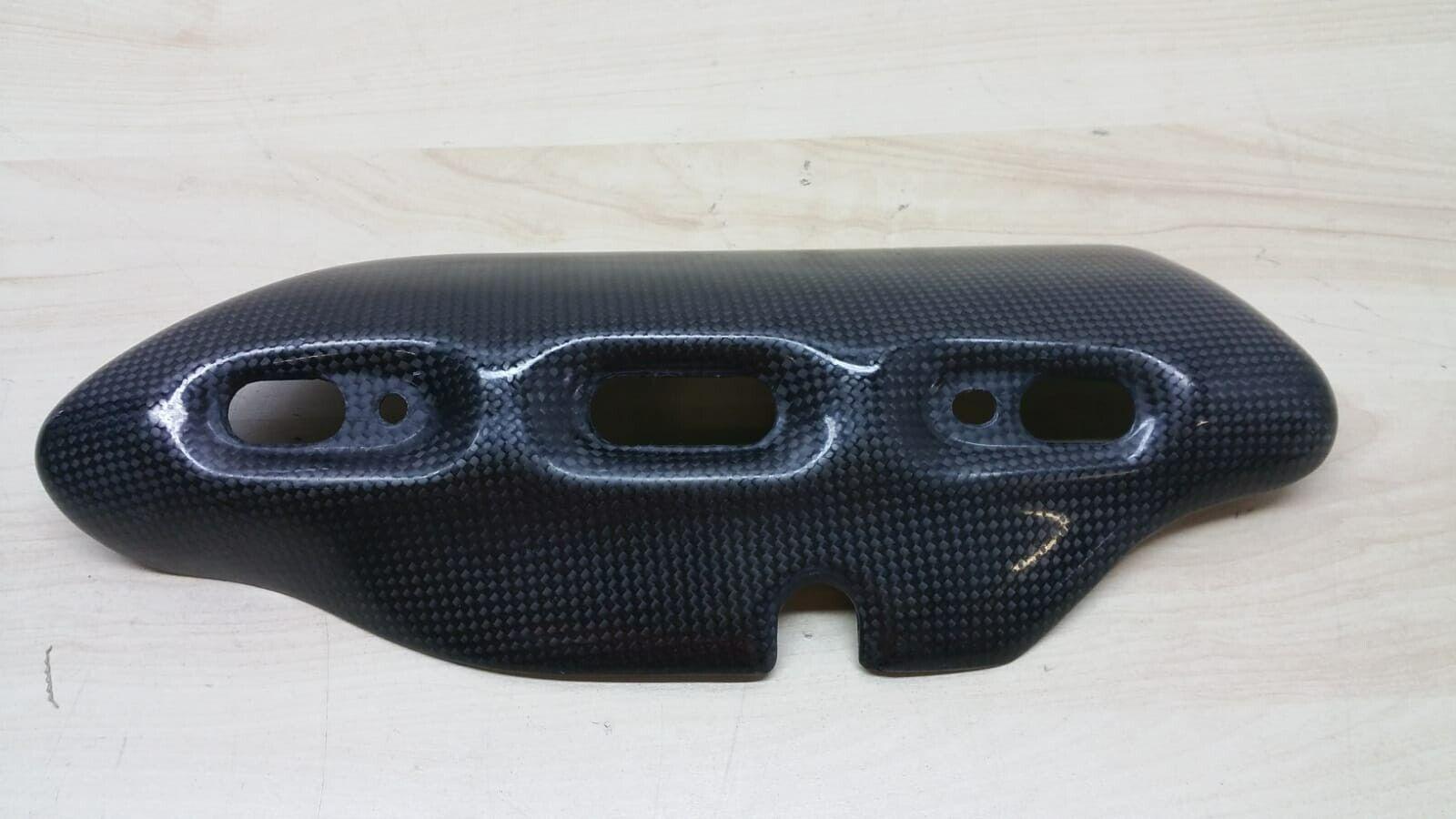 ducati protezione scarico laterale carbonio ducati multistrada 1000 1100  96963303b - foto 1