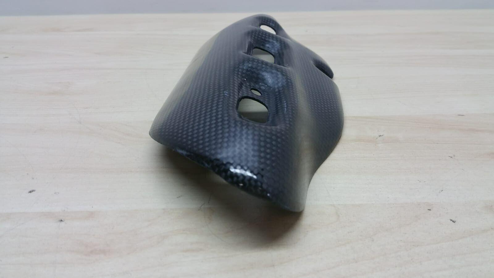 ducati protezione scarico laterale carbonio ducati multistrada 1000 1100  96963303b - foto 4