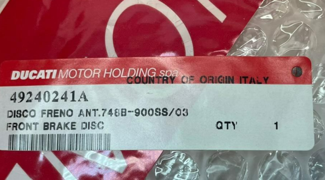 ducati kit doppio disco anteriore ducati performance monster 620. 96832002b - foto 5