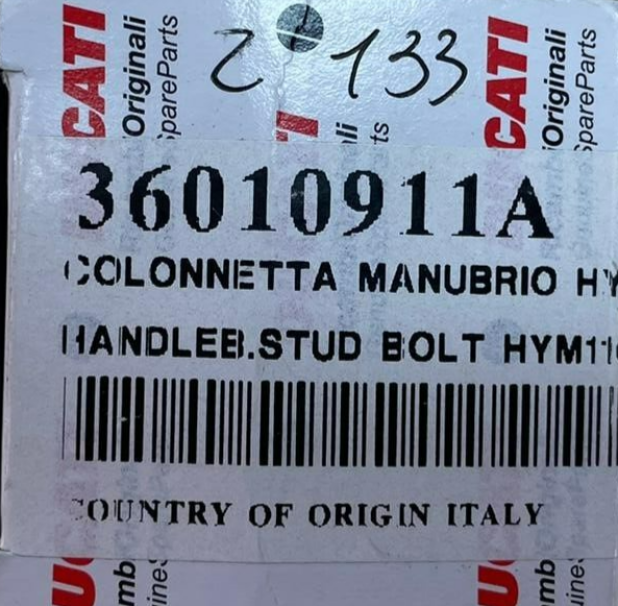 ducati colonnetta manubrio originale ducati  hypermotard 1100 s 08   36010911a - foto 5