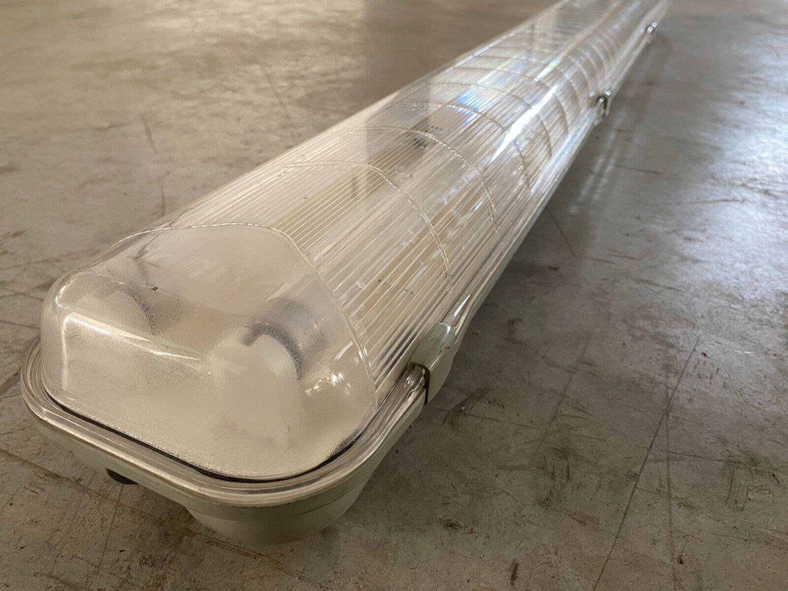  plafoniera grgia con neon bianco philips da ufficio 130 cm - foto 4