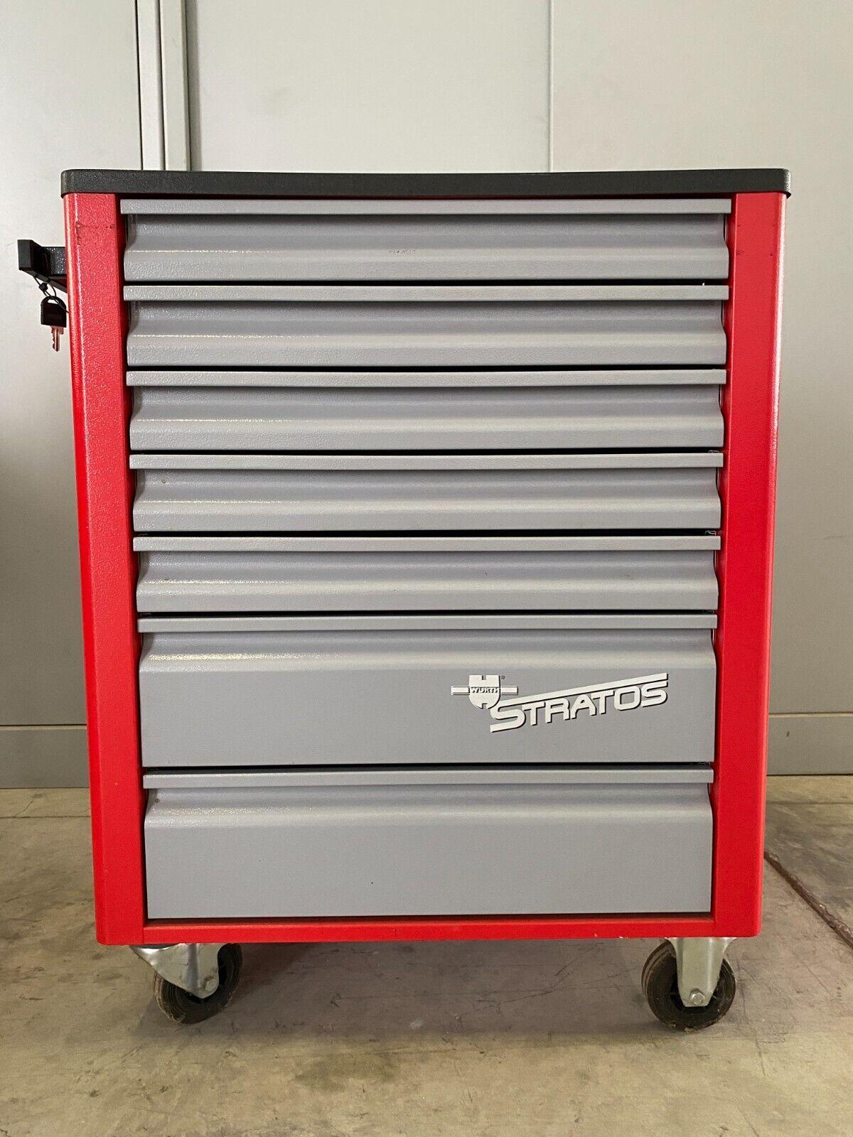  carrello officina portautensili rosso originale wã¼rth completo attrezzi cod. 1 - foto 1