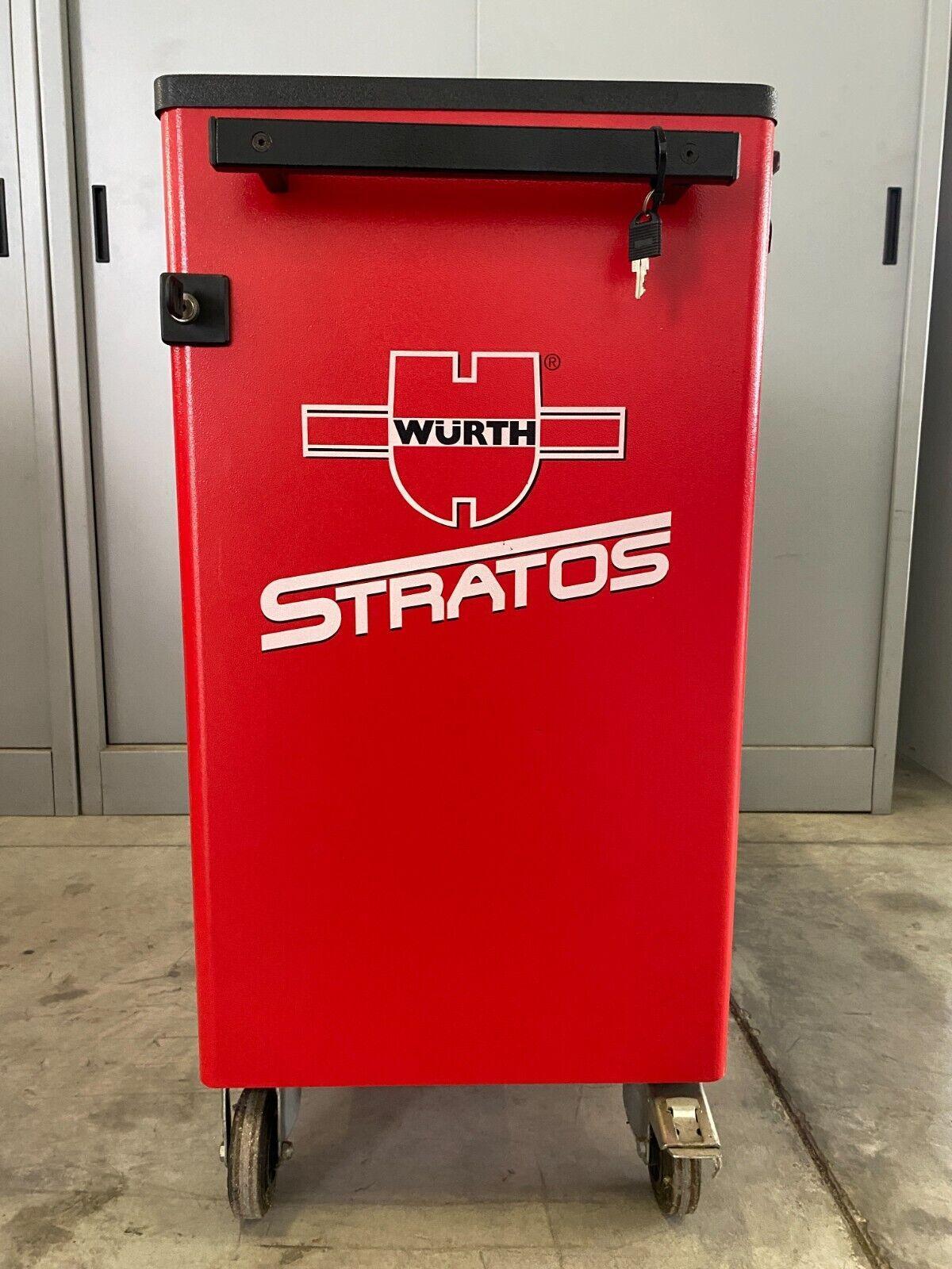  carrello officina portautensili rosso originale wã¼rth completo attrezzi cod. 1 - foto 3