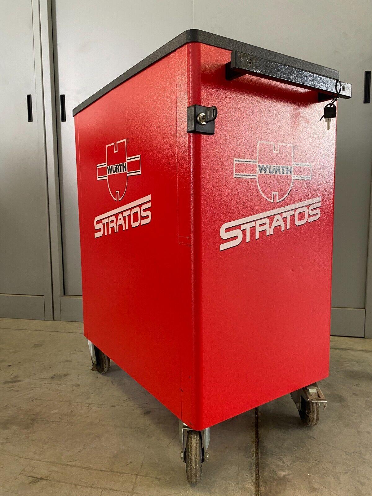  carrello officina portautensili rosso originale wã¼rth completo attrezzi cod. 1 - foto 4