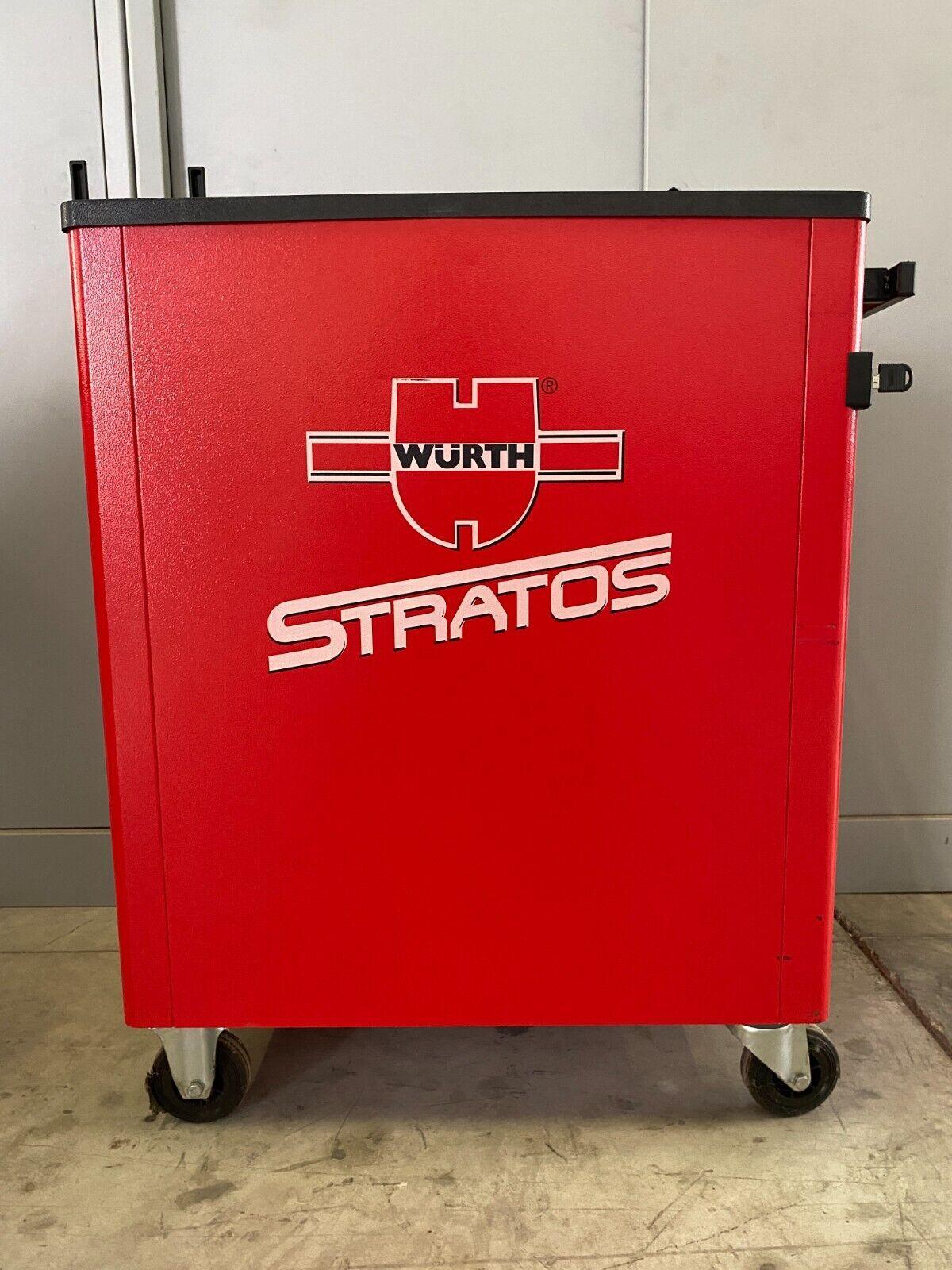  carrello officina portautensili rosso originale wã¼rth completo attrezzi cod. 1 - foto 5