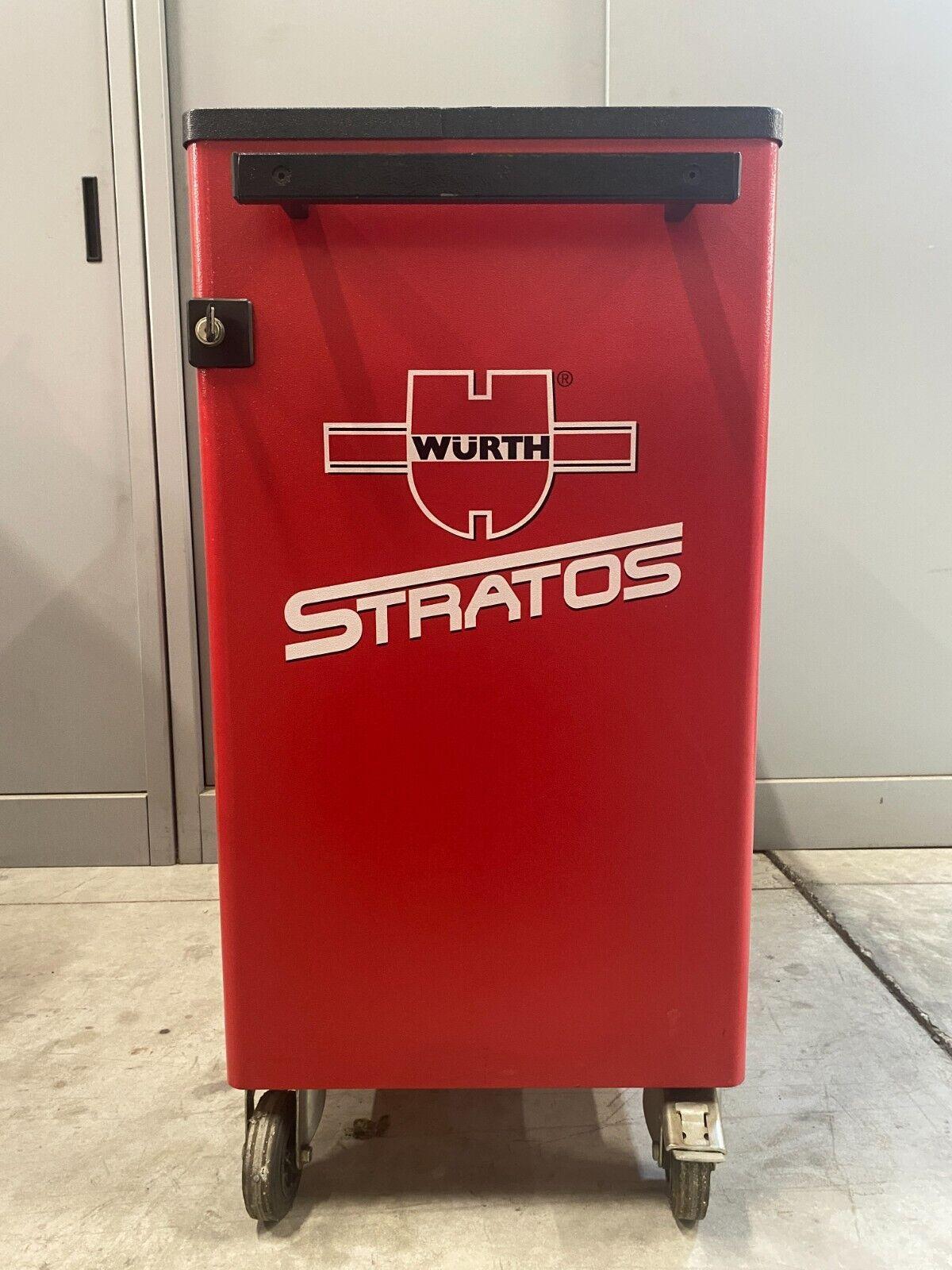  carrello officina portautensili rosso originale  2wã¼rth completo attrezzi - foto 3