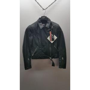Giubbotto vintage pelle nera stella originale alpinestrars tg. m cod. 31122410