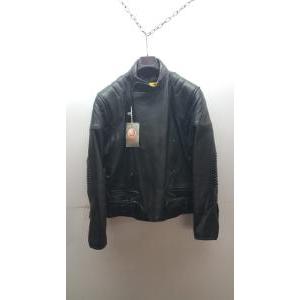 Giubbotto da moto in pelle  vintage lather jacket black cod. b073a180l09