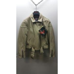 Giubbotto vintage crema  stella holly in pelle tg. s 31122429sf