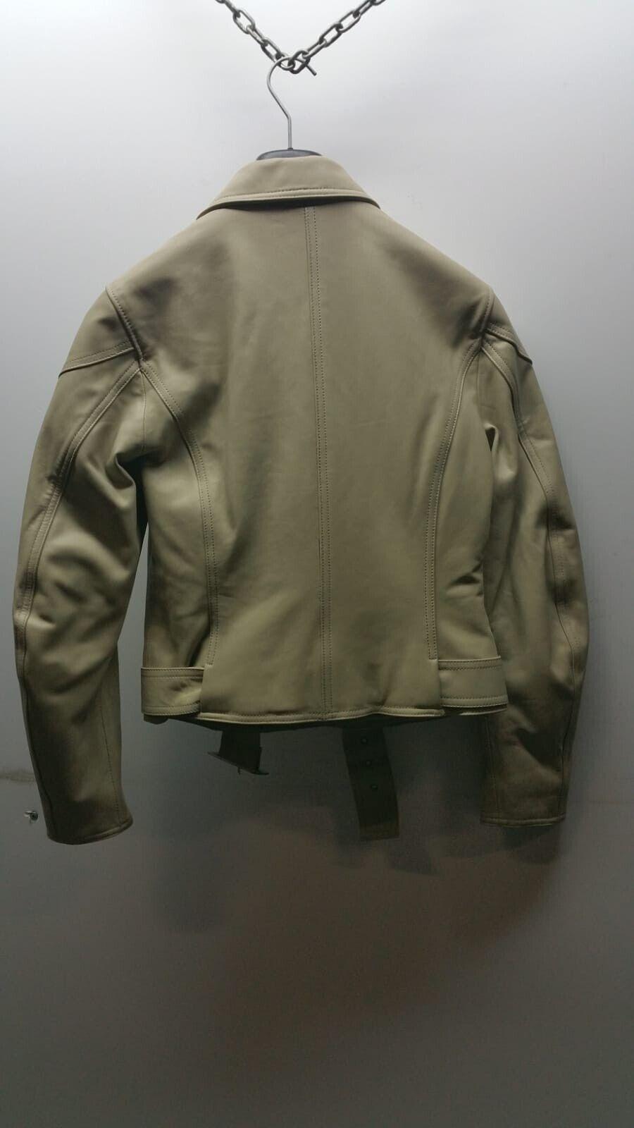 alpinestars giubbotto vintage crema alpinestars stella holly in pelle tg. s 31122429sf - foto 2