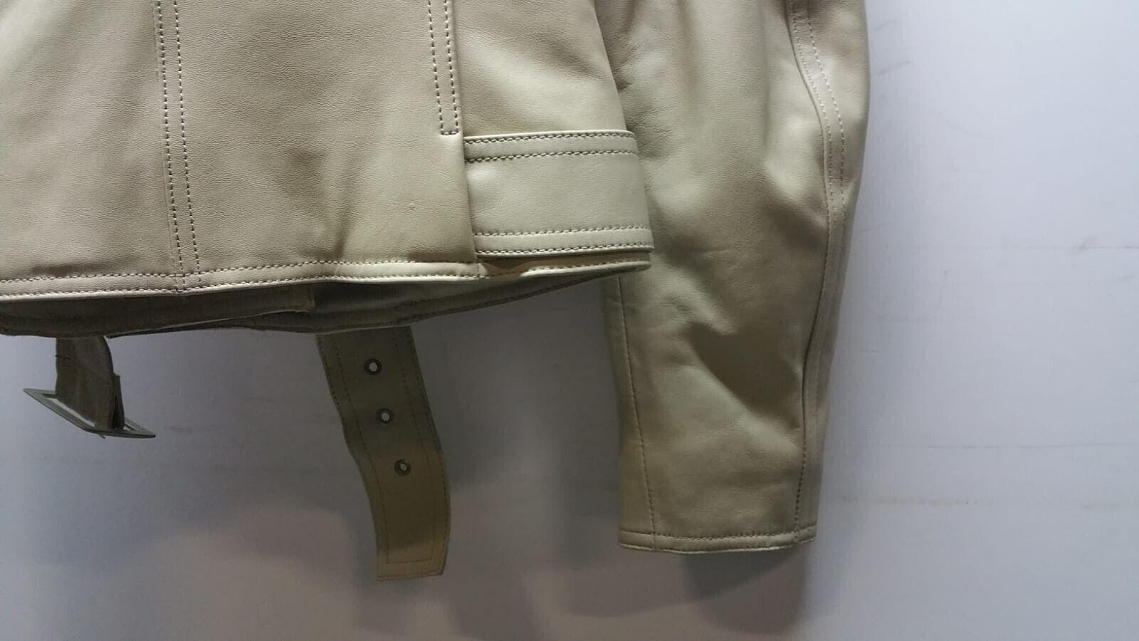 alpinestars giubbotto vintage crema alpinestars stella holly in pelle tg. s 31122429sf - foto 6