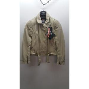 Giubbotto vintage  4w holly leather crema tg. l  31122429ln