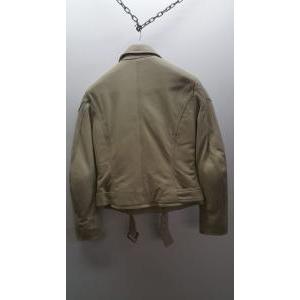 Giubbotto vintage  4w holly leather crema tg. l  31122429ln