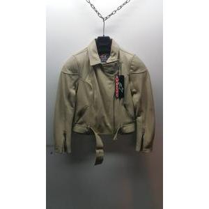 Giubbotto donna vintage  4w holly leather crema tg. m cod. 311224