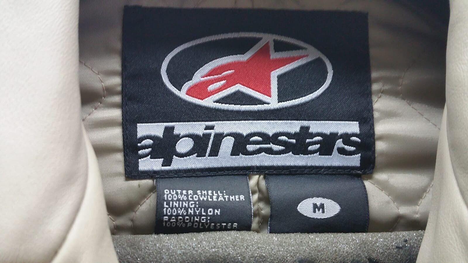 alpinestars giubbotto donna vintage alpinestars 4w holly leather crema tg. m cod. 311224 - foto 4