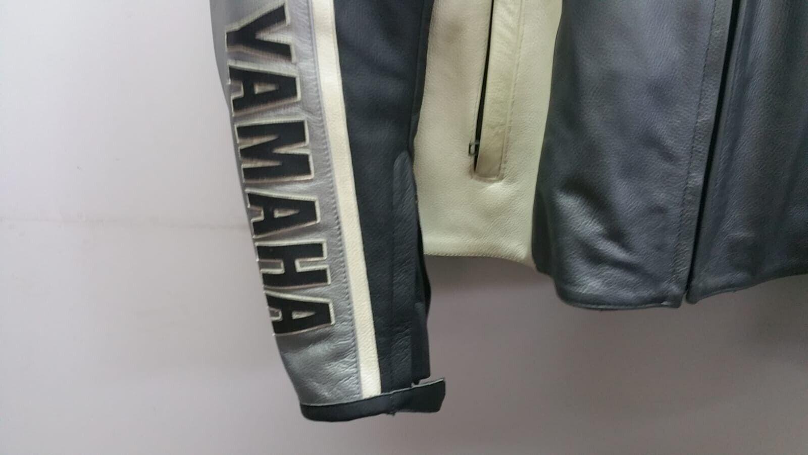 yamaha giubbotto vintage originale yamaha in pelle nero antracite cod rs34006154ba - foto 5