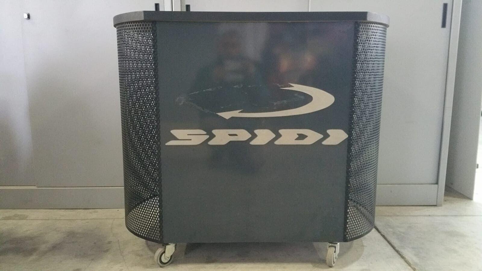 spidi arredamento bancone originale spidi da esposizione con rotelle negozio moto - foto 2