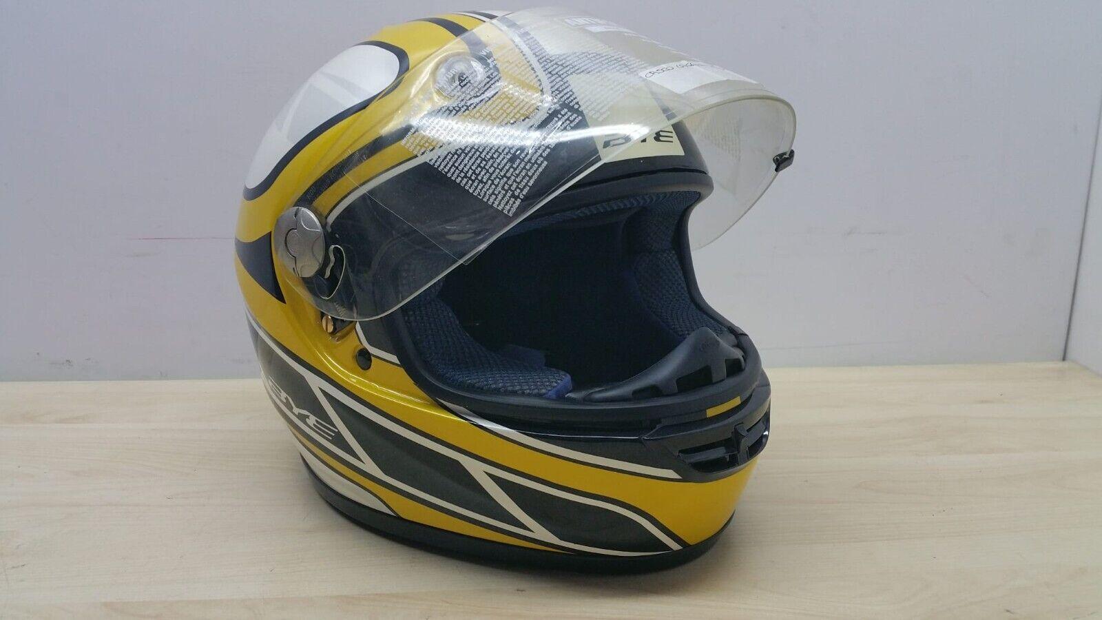 bye helmet casco integrale da moto laguna seca bye helmets giallo nero tg. xl *2 - foto 4