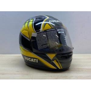 Casco da moto integrale ducati performance  giallo nero tg. m *8
