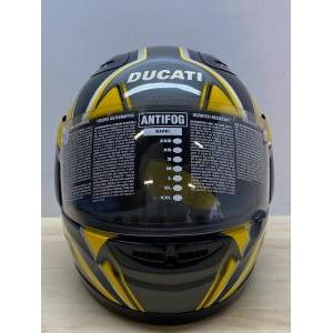 Casco da moto integrale ducati performance  giallo nero tg. m *8