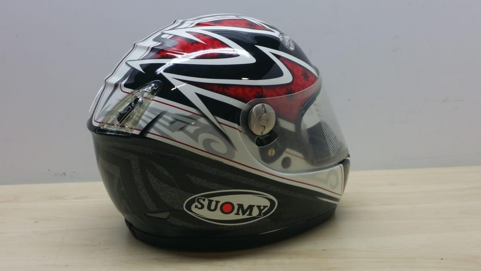 suomy casco integrale da moto suomy ece vandal pattern racing gear red tg. xs *12 - foto 3