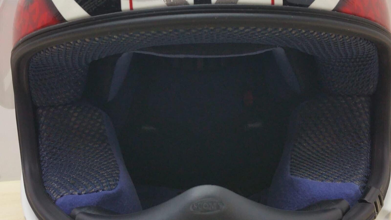 suomy casco integrale da moto suomy ece vandal pattern racing gear red tg. xs *12 - foto 6