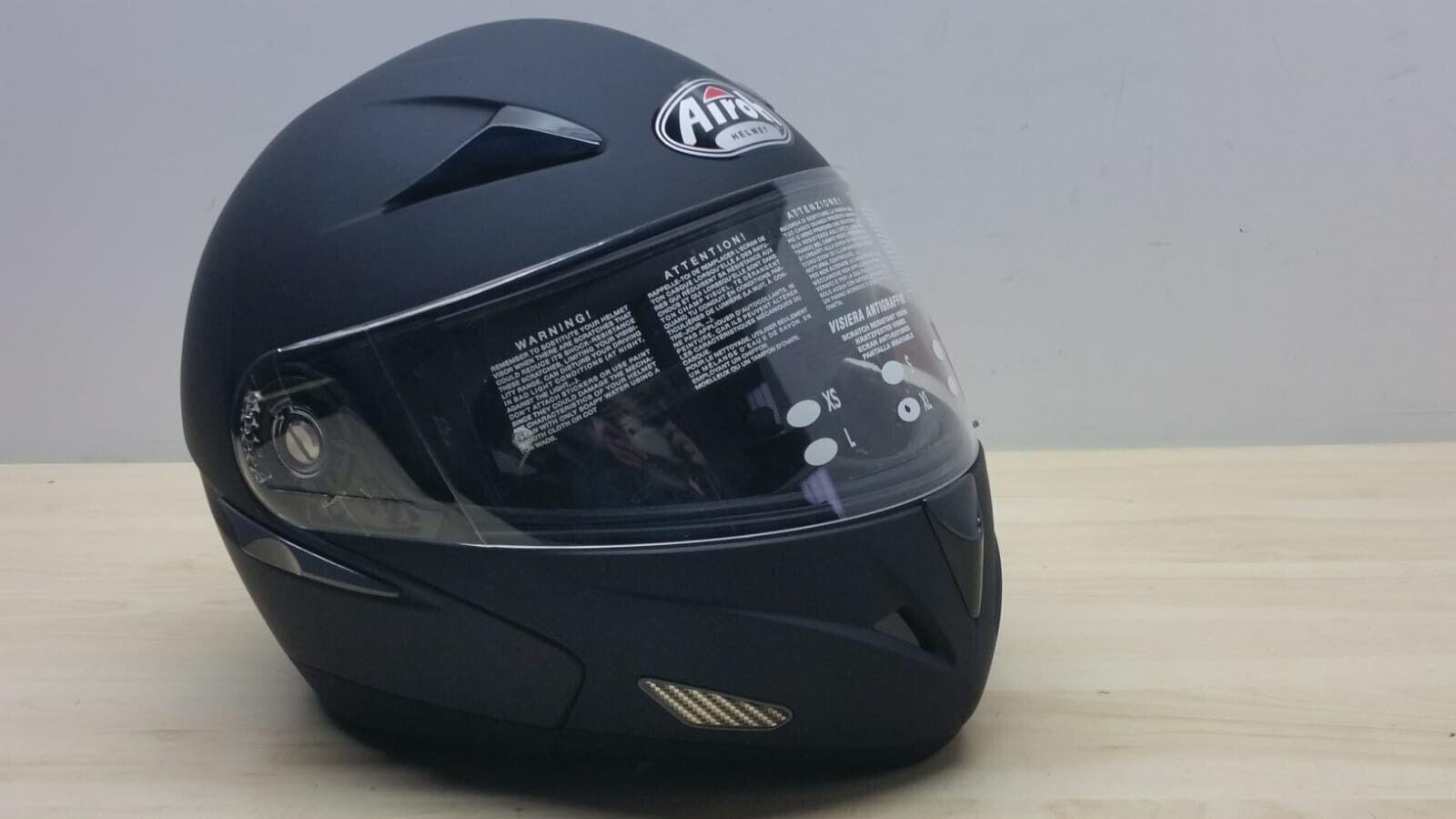  casco integrale da moto airoh s 56 black matt nero opaco tg. xl *18 - foto 1