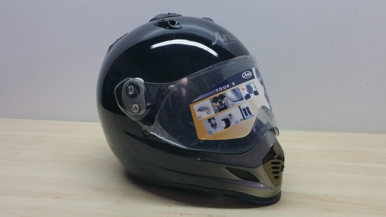  casco integrale da moto arai tour-x tx motard nero lucido tg. xl *19 - foto 1