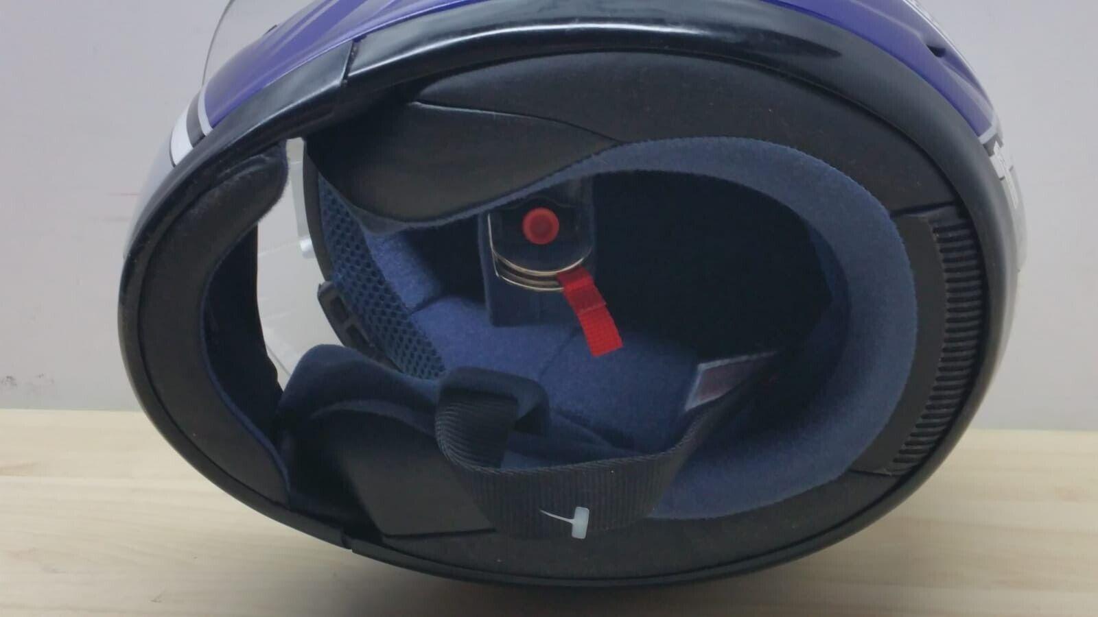  casco integrale da moto arai route-gt blu bianco lucido tg. l *23 - foto 4