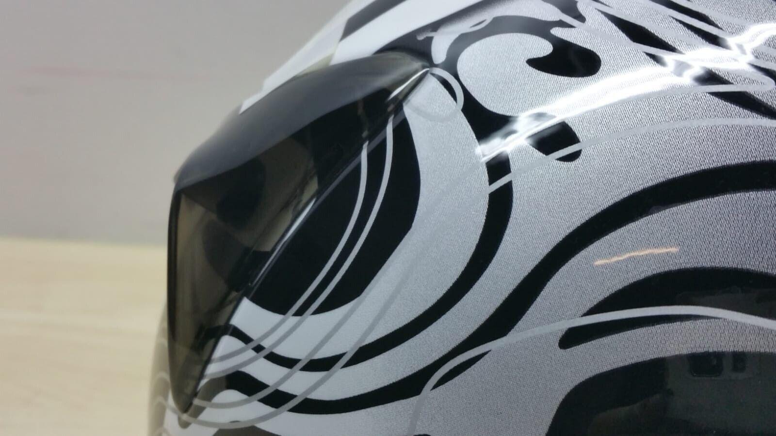  casco integrale da moto arai viper gt bianco nero lucido tg. l *27 - foto 3
