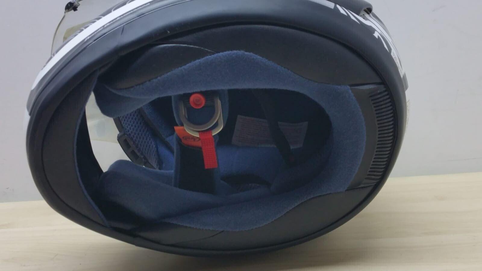  casco integrale da moto arai viper gt bianco nero lucido tg. l *27 - foto 5